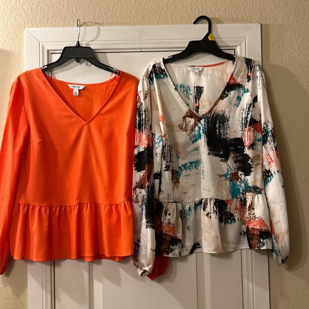 Nine West Peplum Top Bundle-Sz M